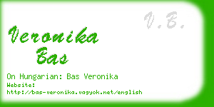 veronika bas business card